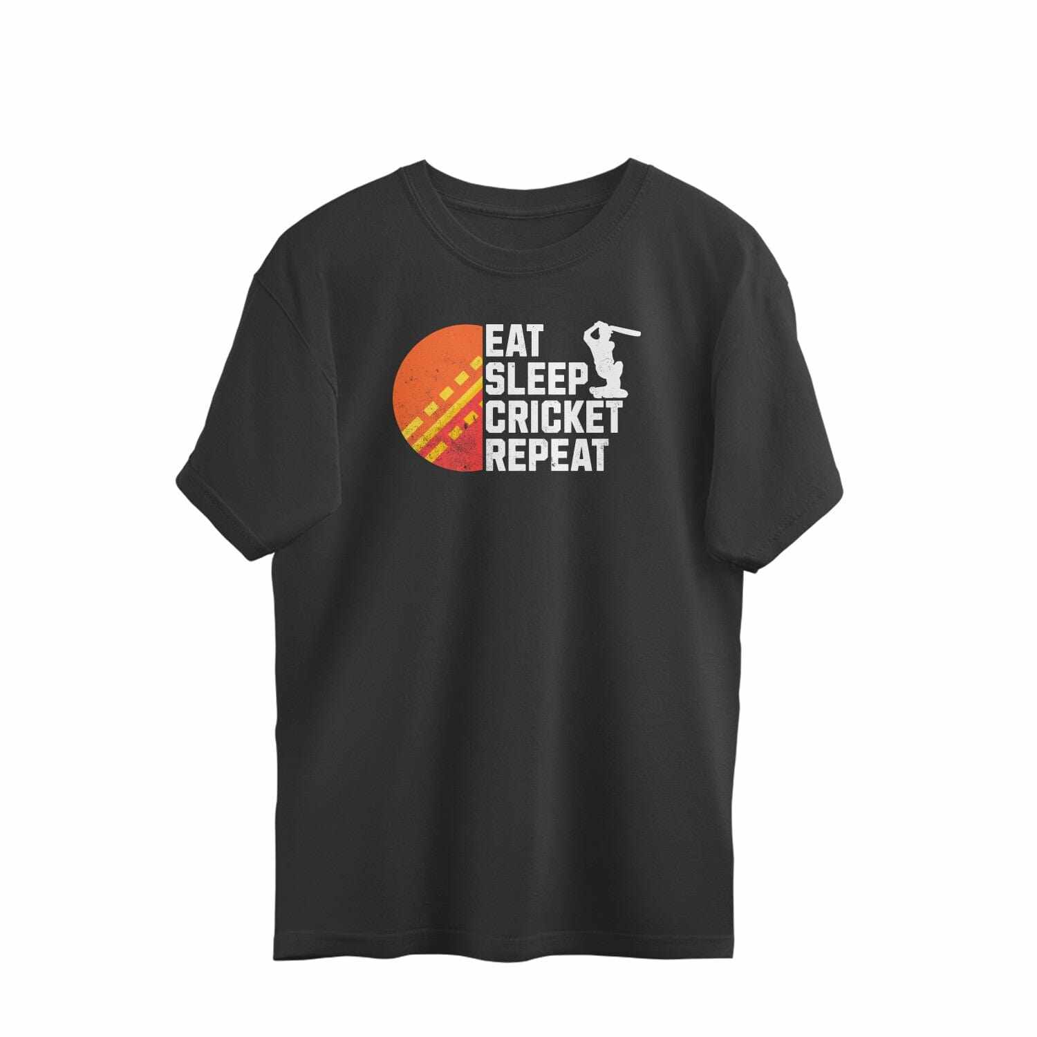 Eat Sleep Cricket Repeat Unisex Oversized T-shirt
