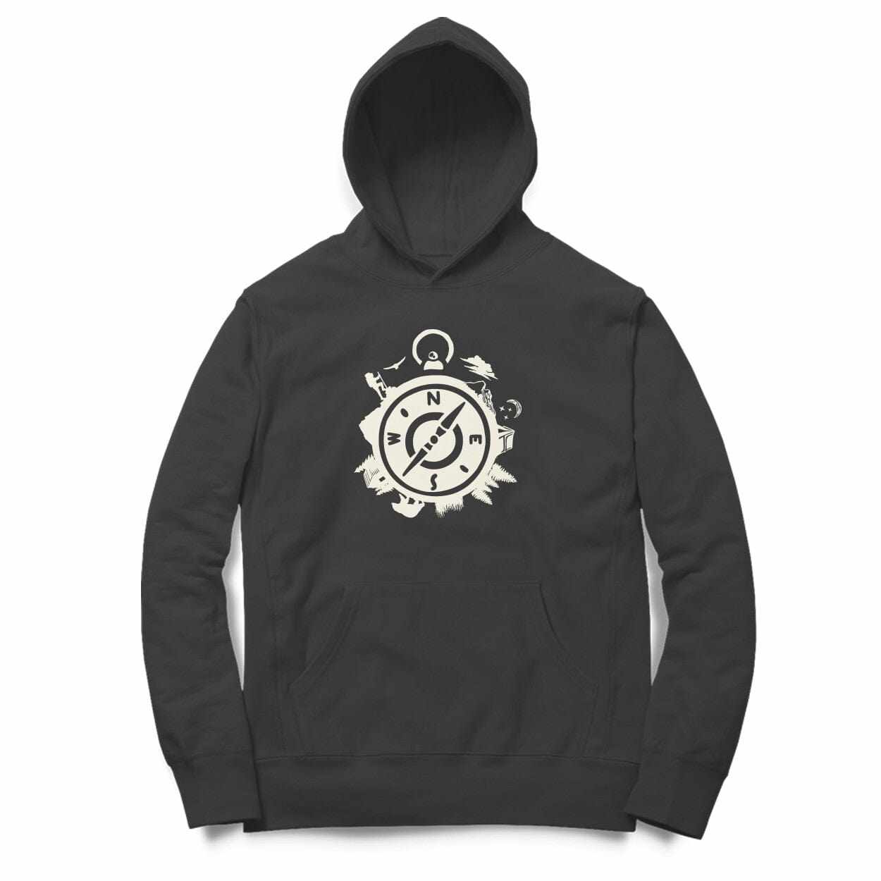 Travel Compass Unisex Oversized Hoodie