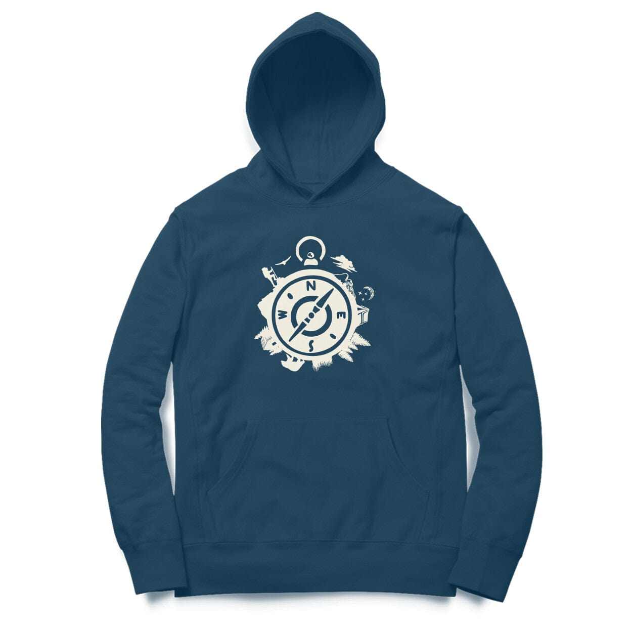 Travel Compass Unisex Oversized Hoodie