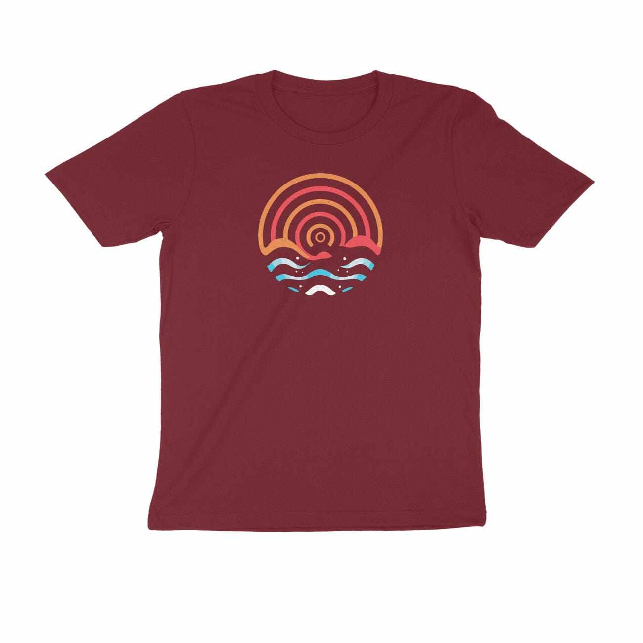 Sunrise Half Sleeve Round Neck T-shirt