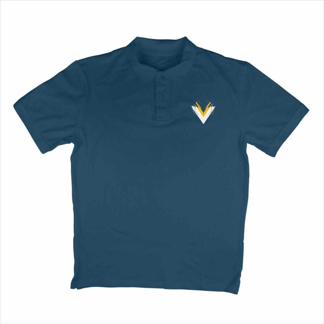 V Unisex Polo Neck T-shirt
