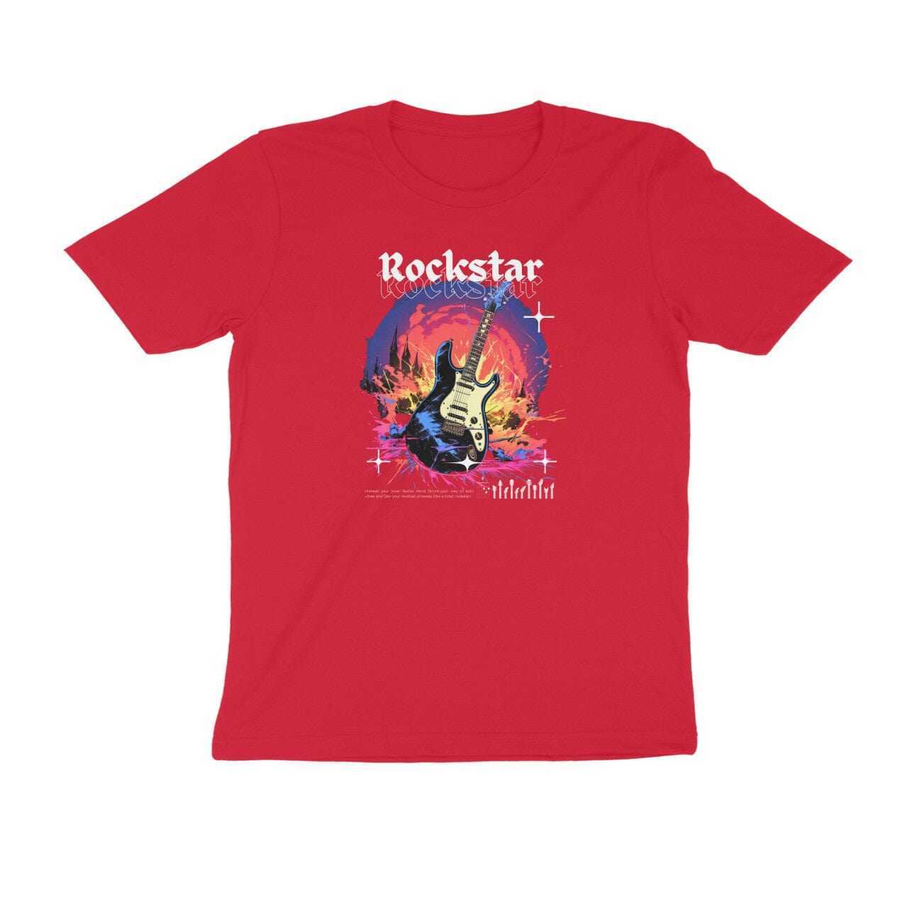 Rockstar Unisex Half Sleeve Round Neck T-shirt