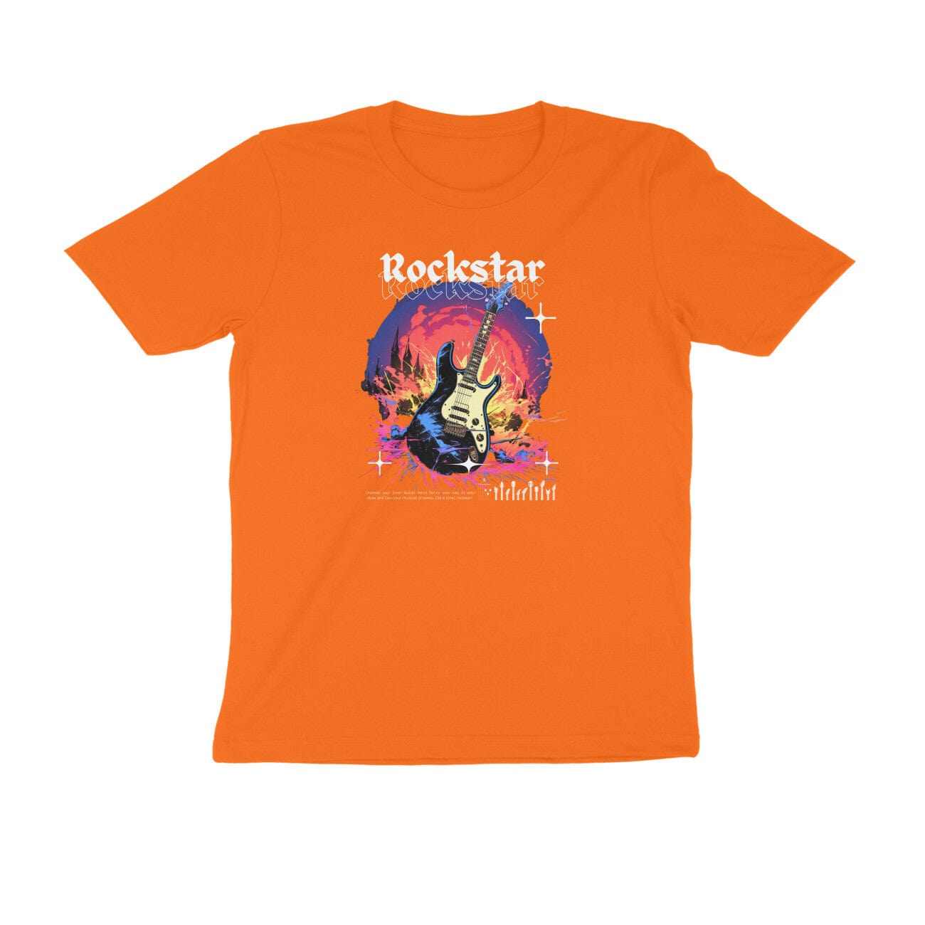 Rockstar Unisex Half Sleeve Round Neck T-shirt