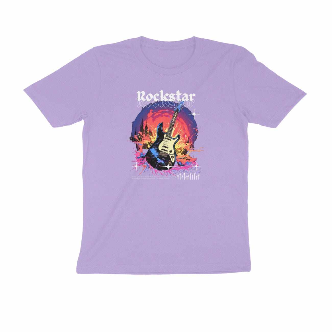 Rockstar Unisex Half Sleeve Round Neck T-shirt