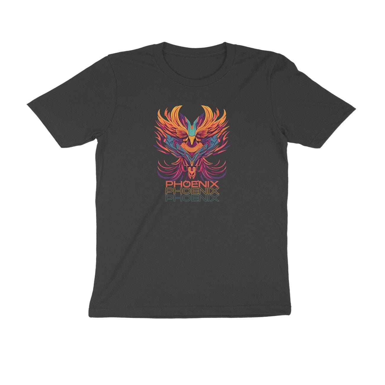 Phoenix Unisex Half Sleeve Round Neck T-shirt