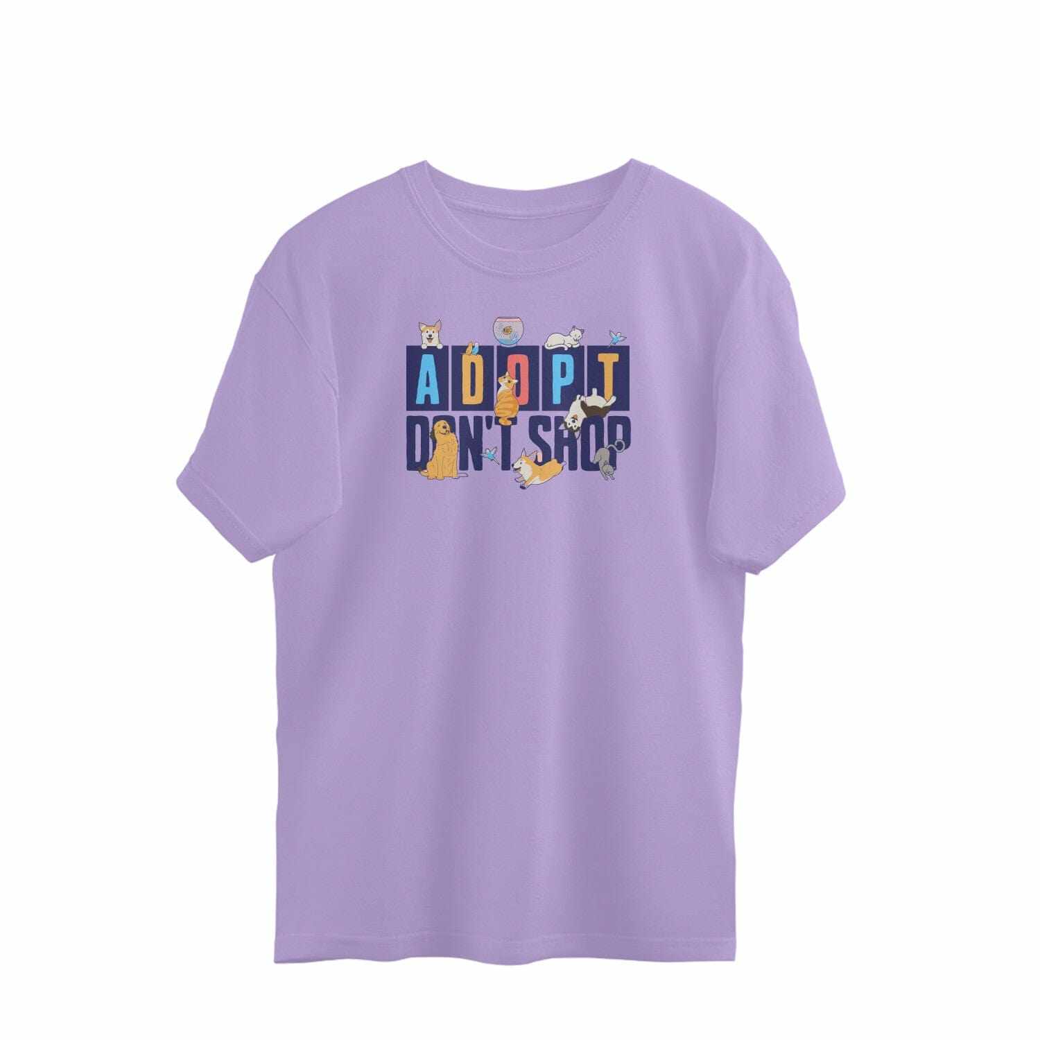 Adopt Don't Shop Unisex Oversized T-shirt