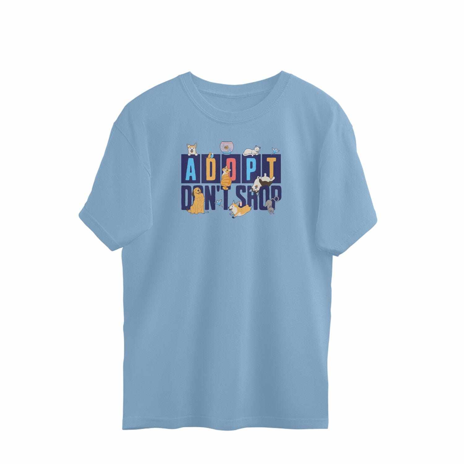 Adopt Don't Shop Unisex Oversized T-shirt