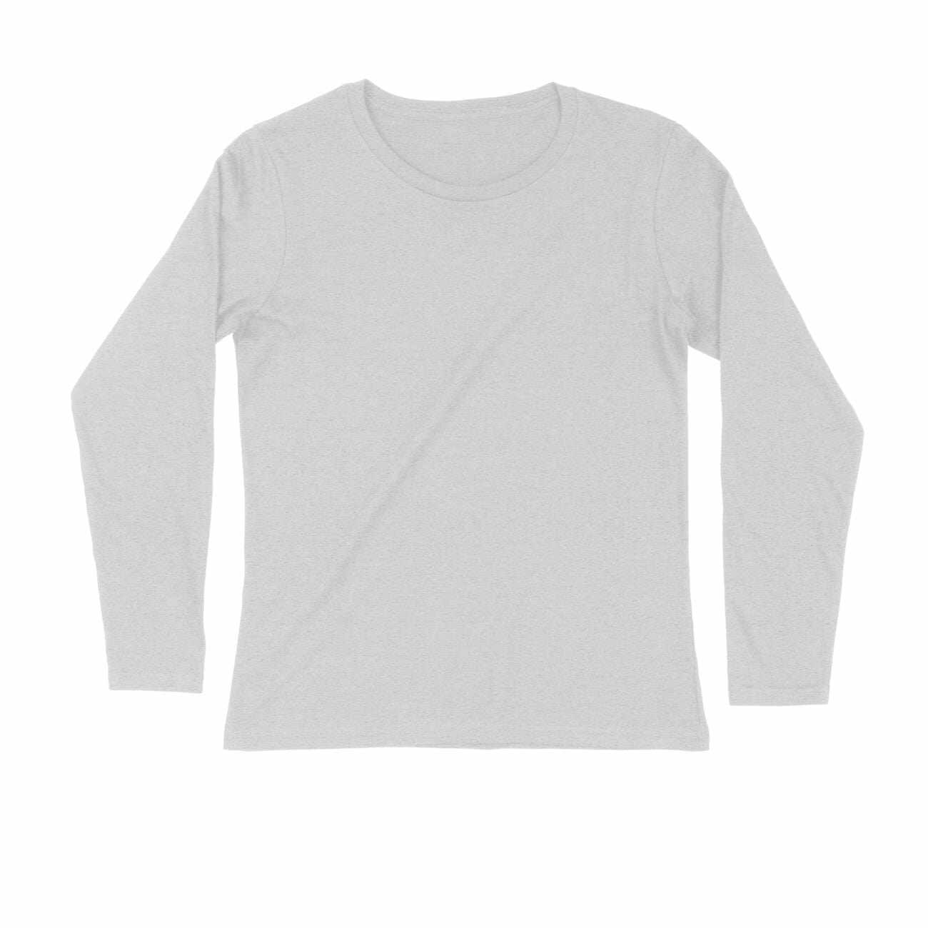 Full Sleeve Round Neck Plain Unisex T-shirts