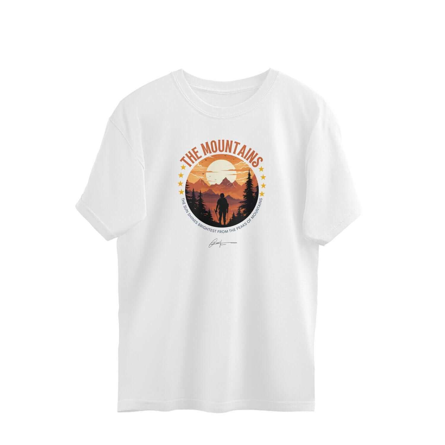 The Mountains Unisex Oversized T-shirt
