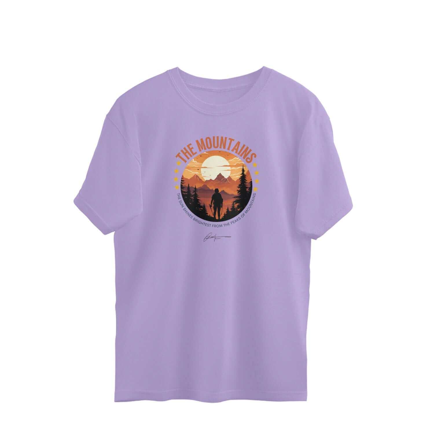 The Mountains Unisex Oversized T-shirt