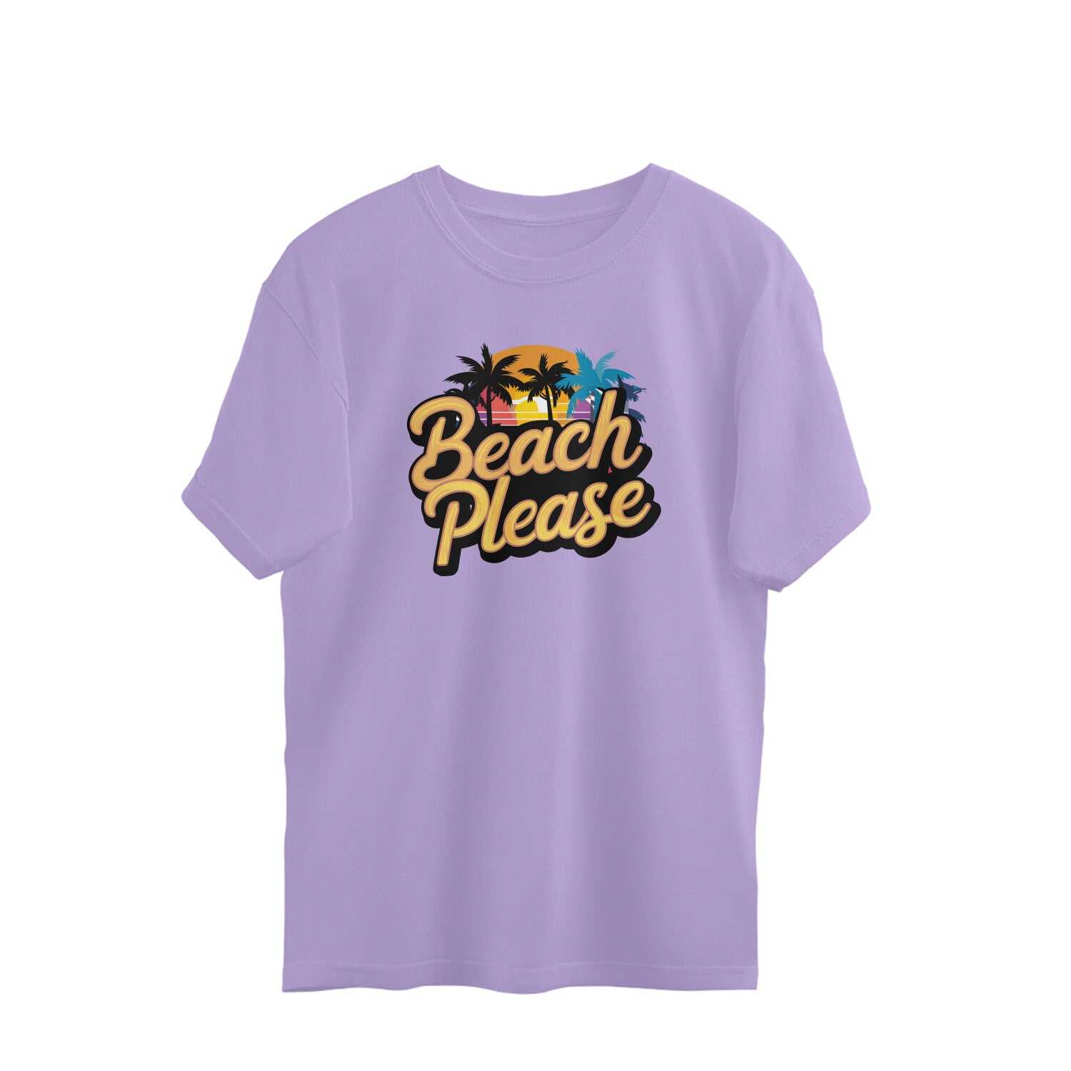 Beach Please Unisex Oversized T-shirt