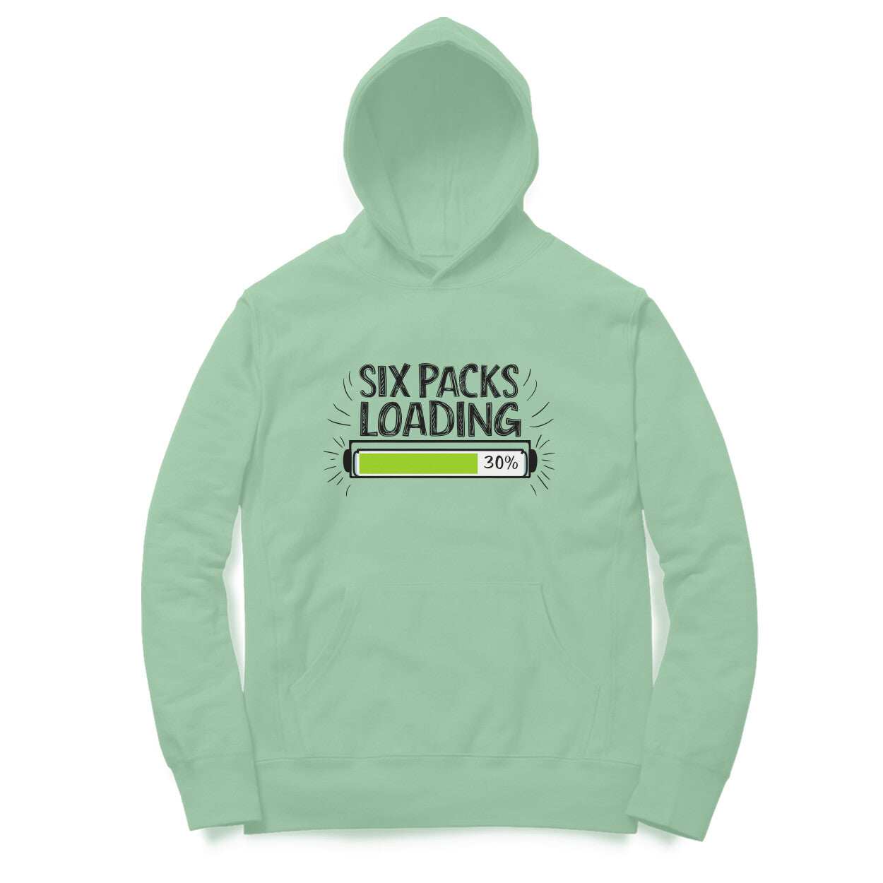 Six Packs Loading Unisex Pullover Hoodie