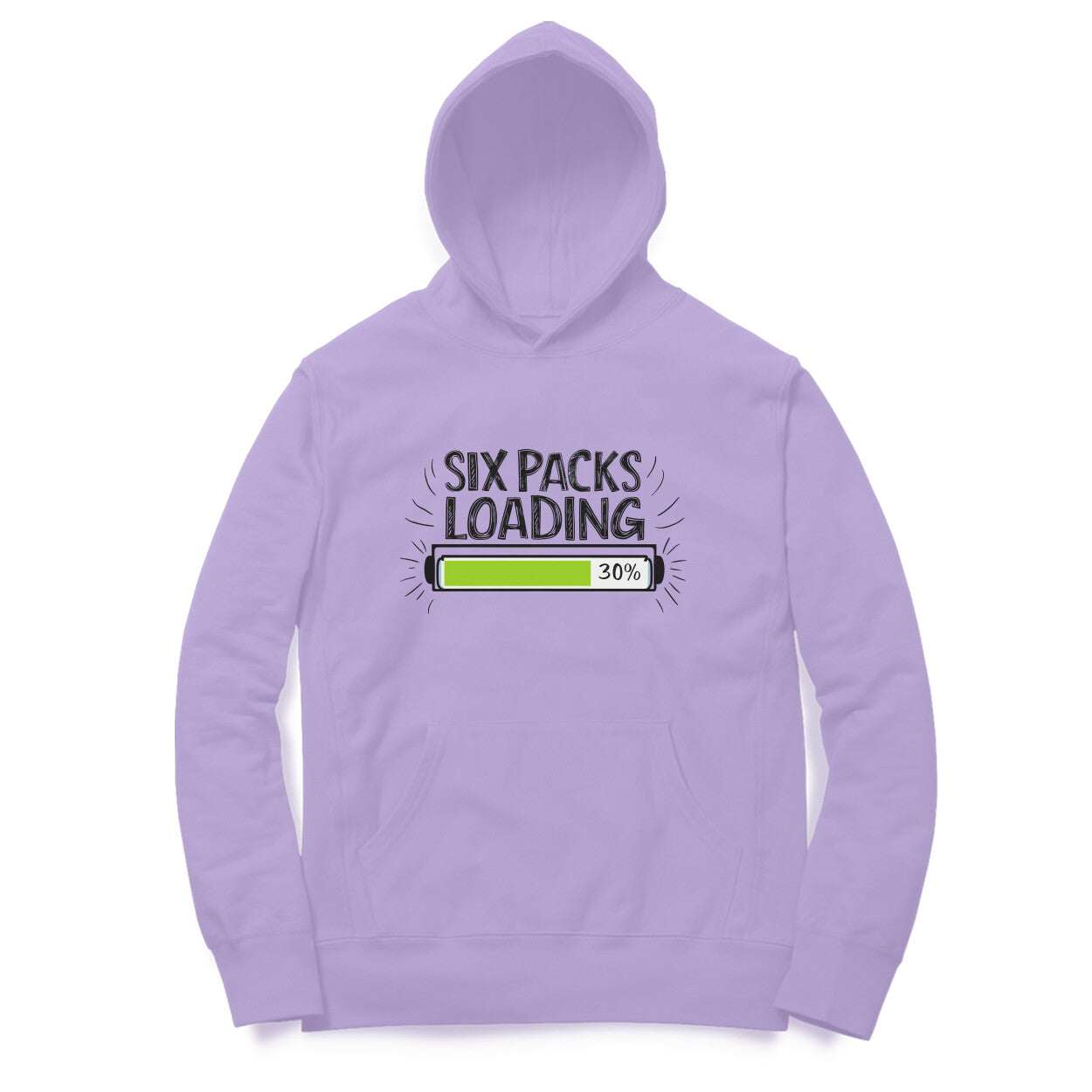 Six Packs Loading Unisex Pullover Hoodie