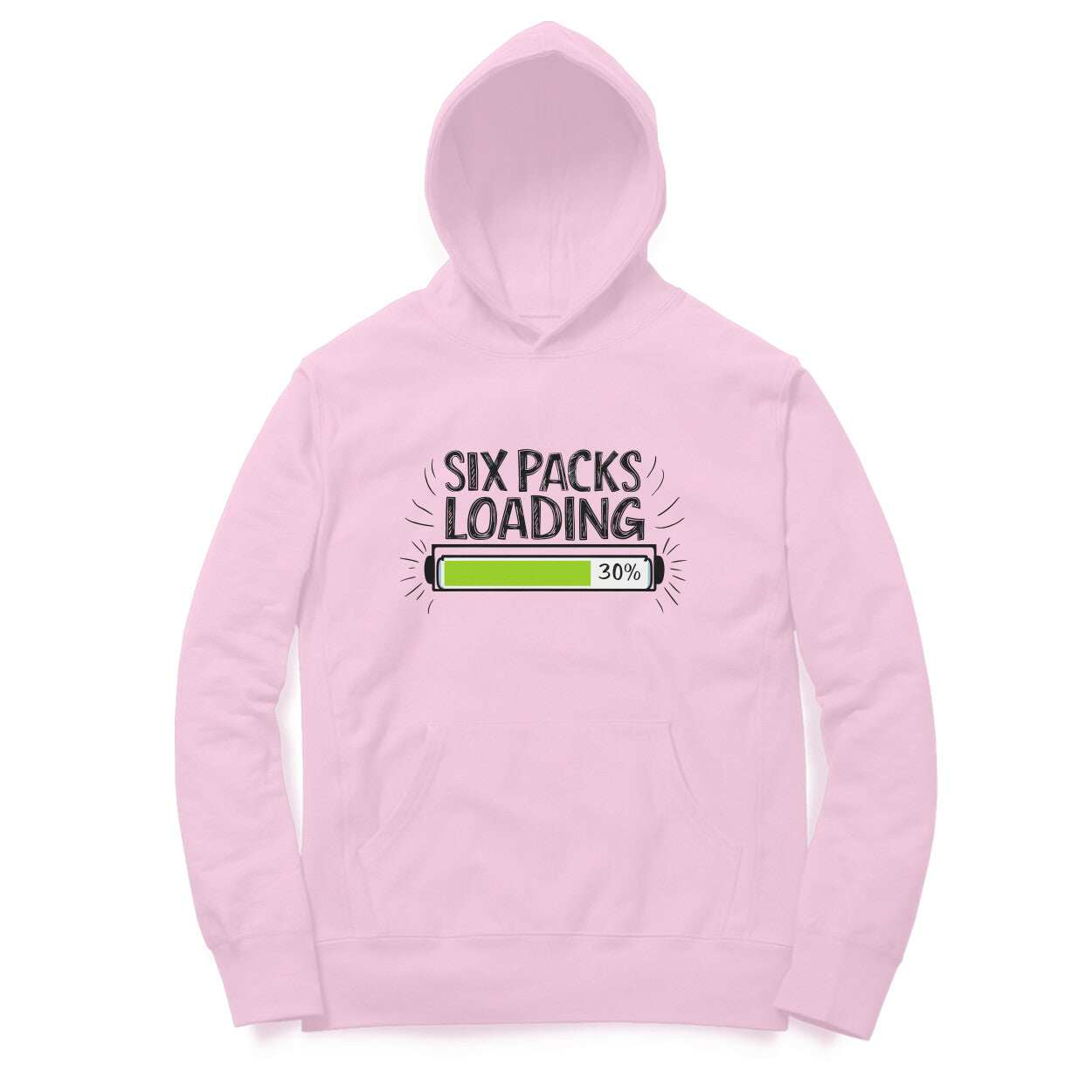 Six Packs Loading Unisex Pullover Hoodie