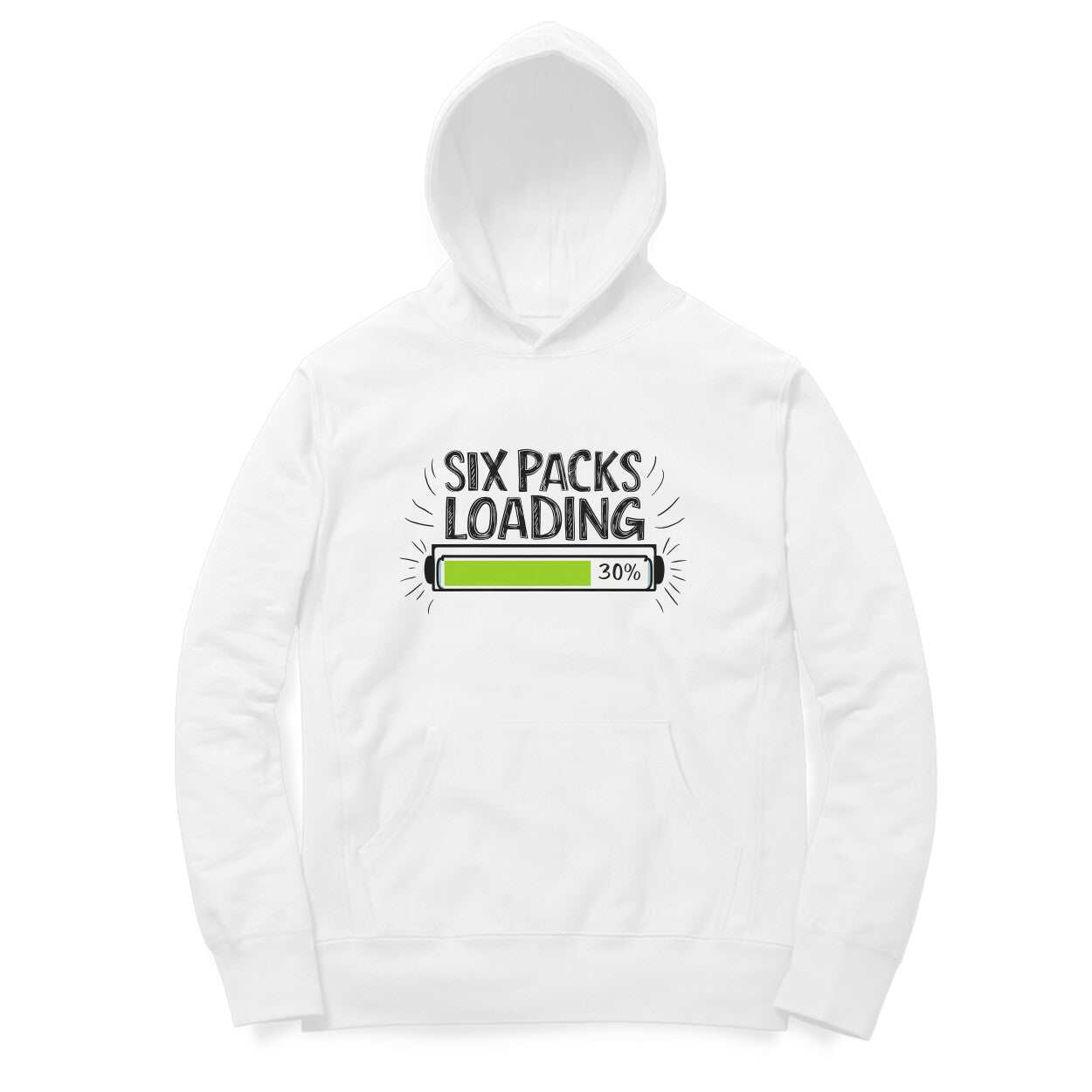 Six Packs Loading Unisex Pullover Hoodie