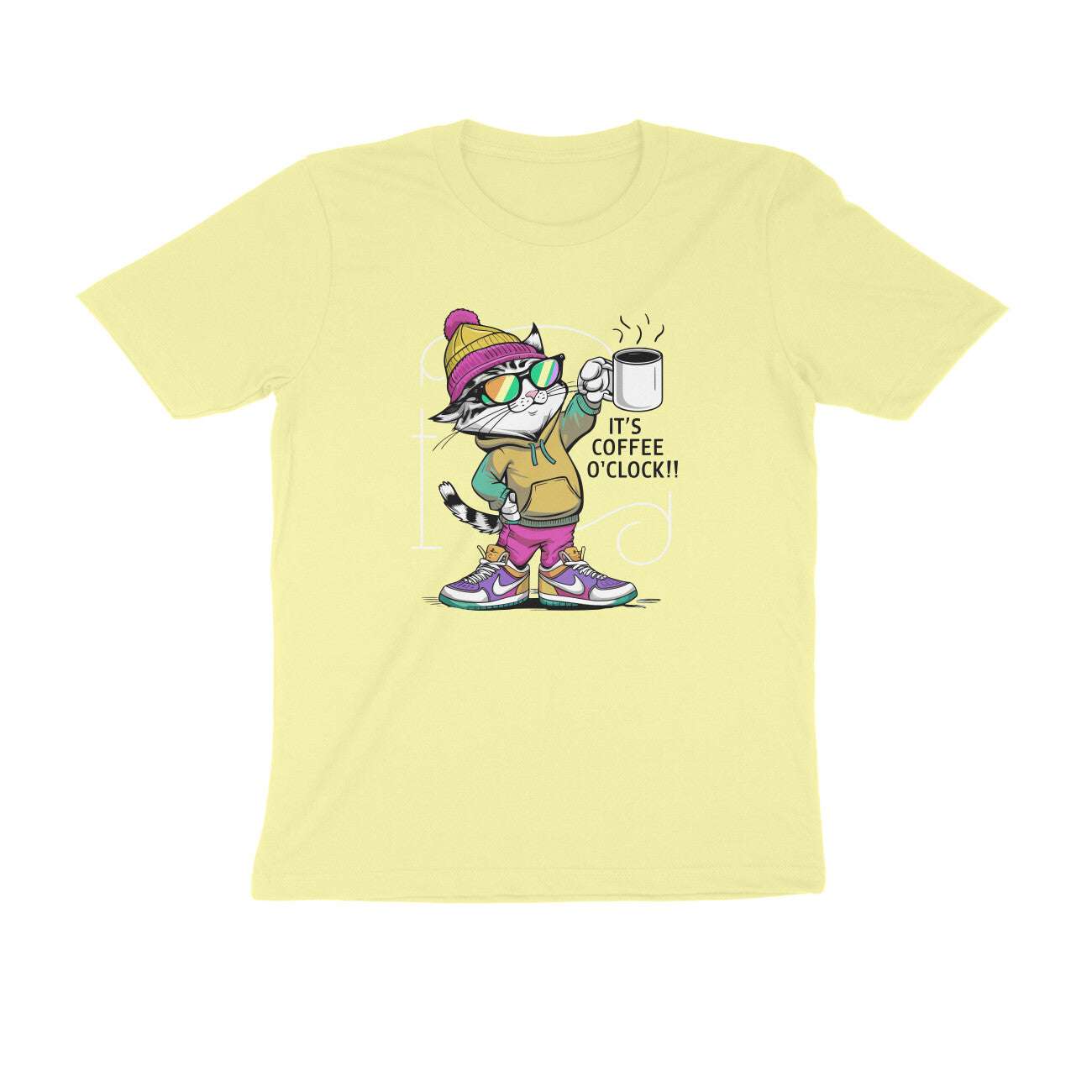 Cat Print T-shirt Womens Half Sleeve
