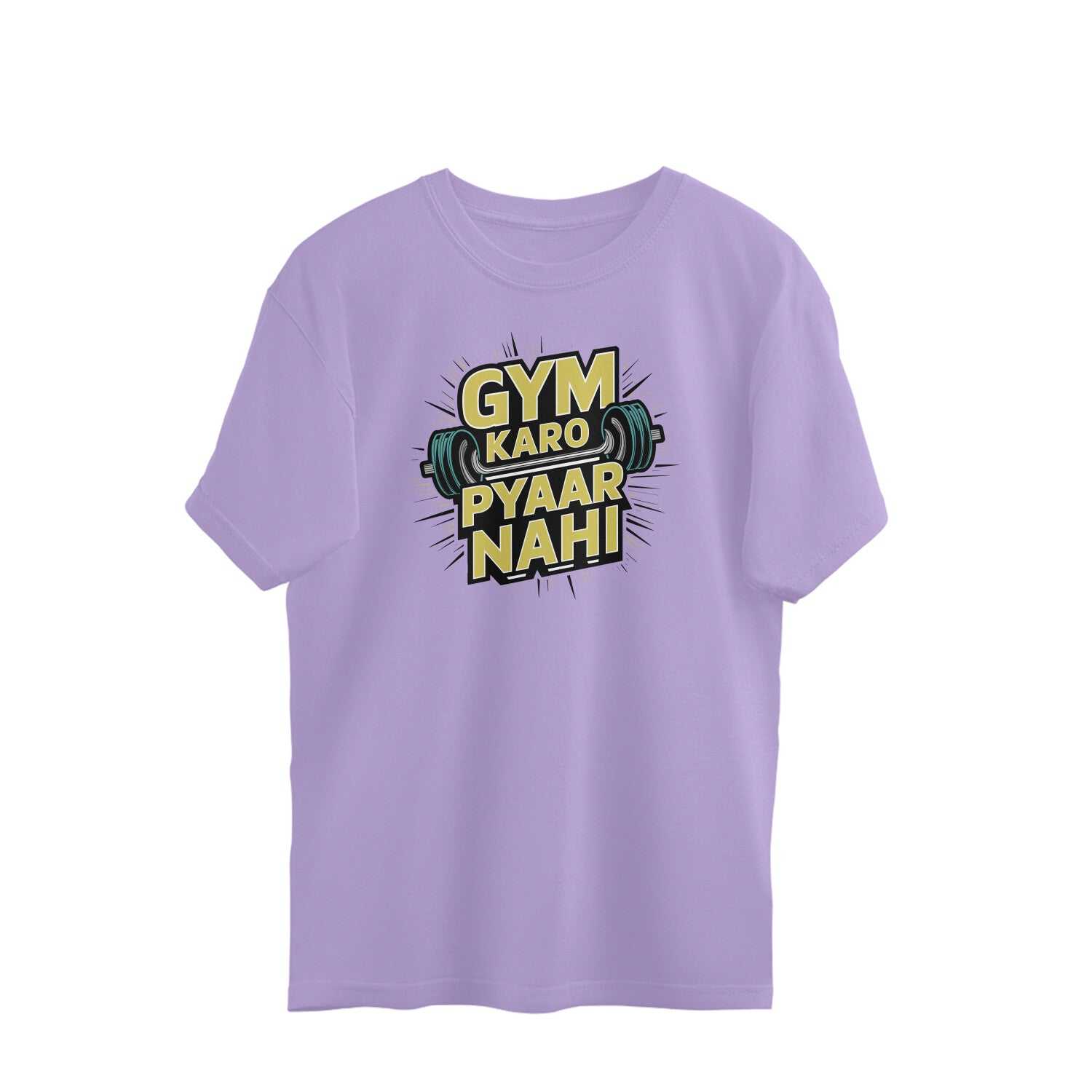 Gym karo Pyar Nahi, Gym Funny T-shirts Oversized Unisex