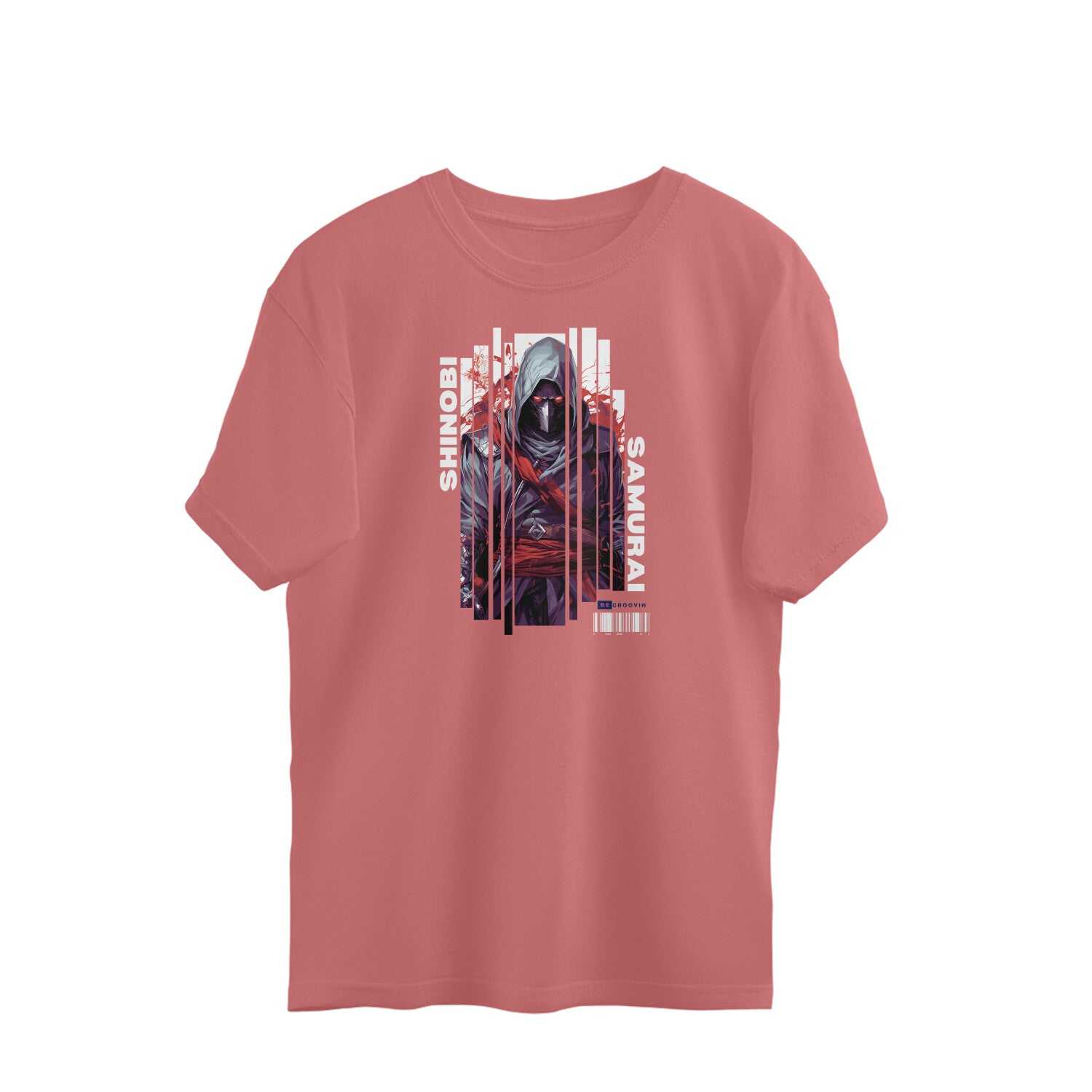 Anime Oversized T-shirt Shinobi Samurai Unisex Oversized T-shirt