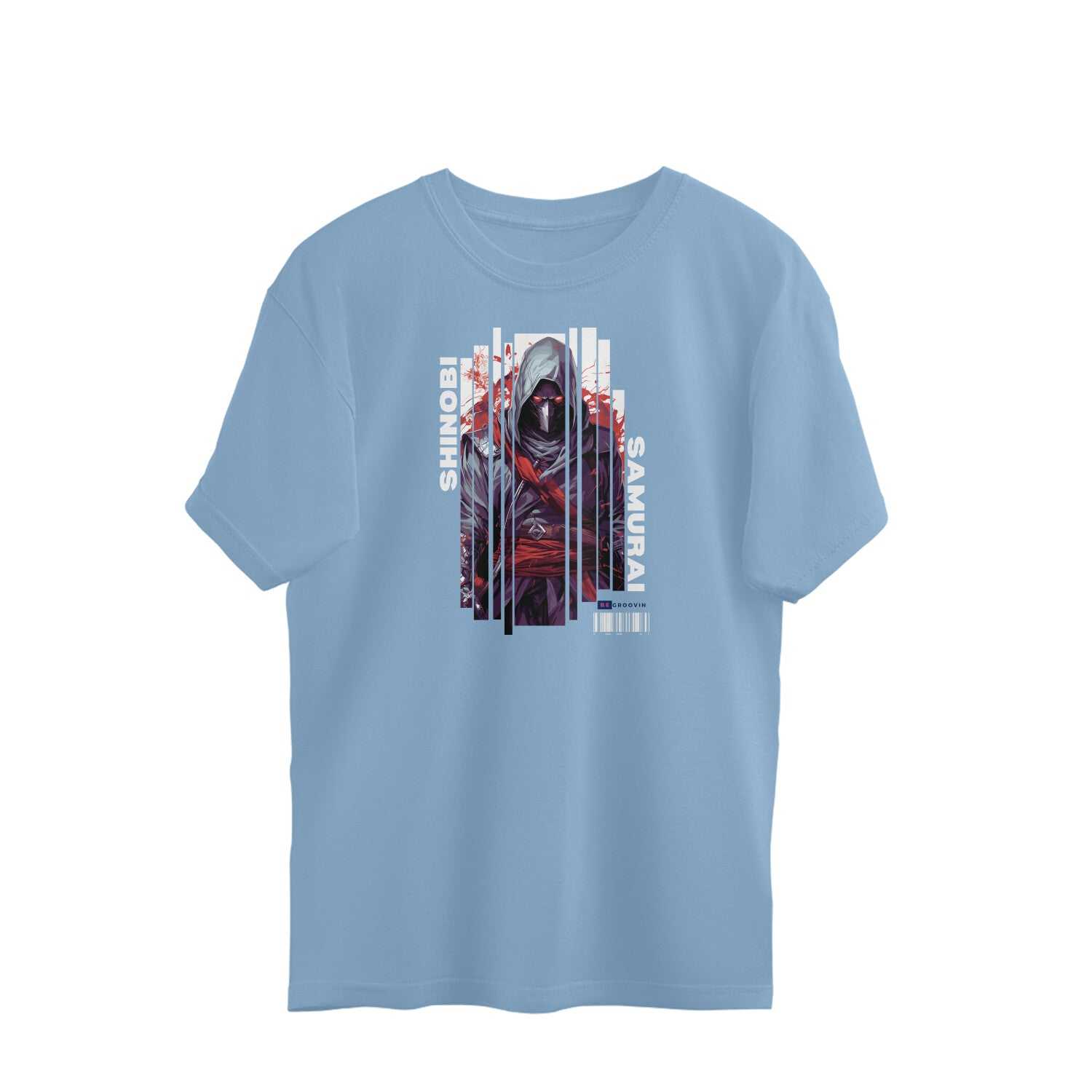 Anime Oversized T-shirt Shinobi Samurai Unisex Oversized T-shirt