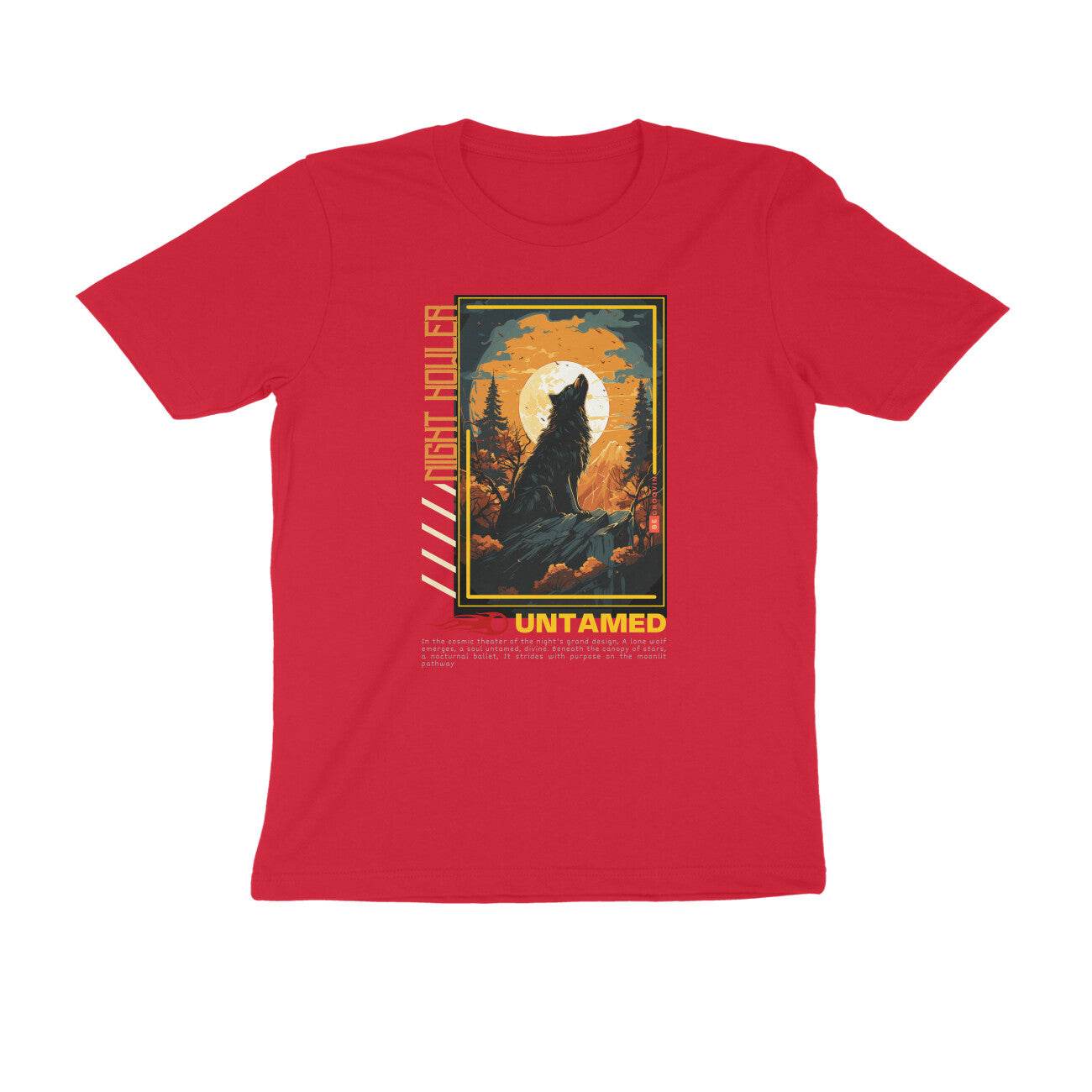 Half Sleeve T-shirt Night Howler Unisex Round Neck T-shirt 