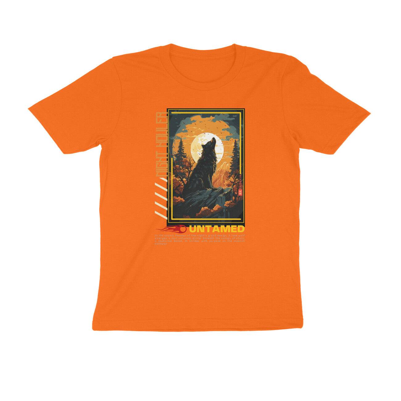 Half Sleeve T-shirt Night Howler Unisex Round Neck T-shirt 